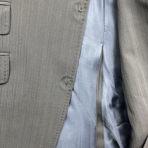 Baumler Blazer Jacket Sports Coat Mens Sz 48 Black / Dark Blue Formal Read - Picture 8 of 16